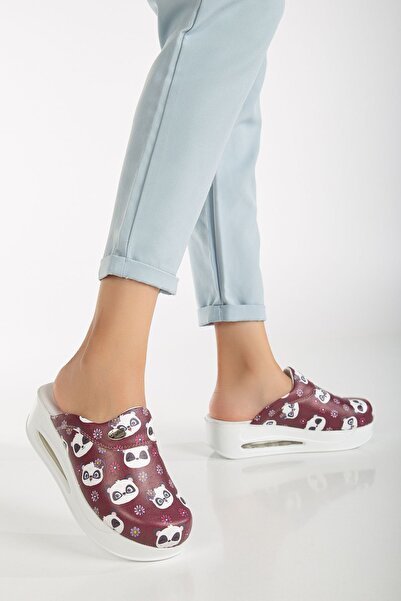BLUMSABOTERLİK Жіночі ортопедичні капці з малюнком панди, з повітряною підошв...