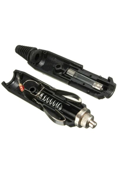 S-Line Araç Oto Çakmaklık Soketi Fiş Metal Uçlu Ledli 12-24v