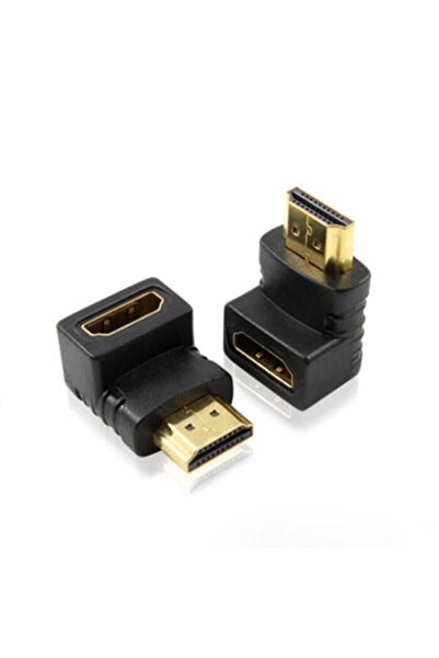 WOZLO 90 Köşe Dirsek Hdmı Uzatma Çevirici Dişi Erkek L Adaptör - Ses Görüntü ...