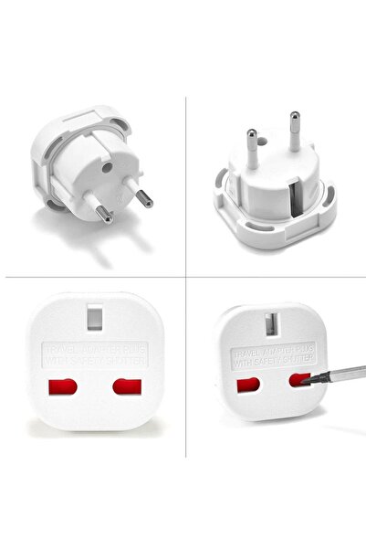 nelerbulurum Yüksek Kaliteli Ingiliz Fiş Adaptör Çevirici Ingilizi Türke Çevirici Priz Adaptör