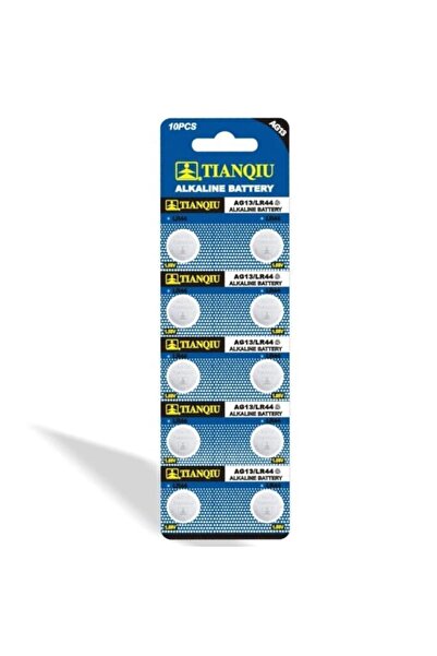 Genel Markalar Tianqıu Ag13 Lr44 357a Alkalin Düğme Pil 10'lu