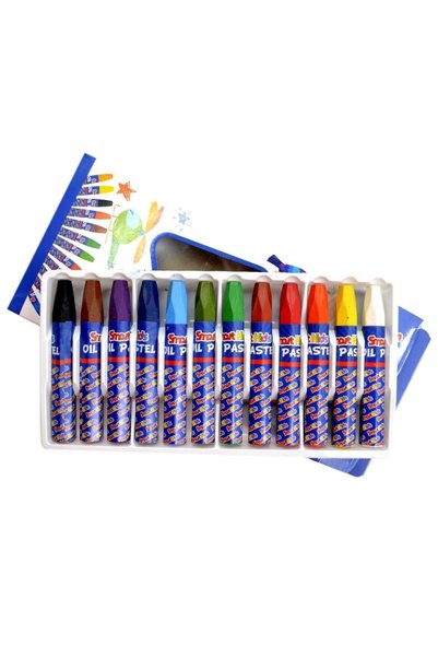 Smart Kids 12 Renk Boyama Seti Kuru Sulu Pastel 3lü Ekonomik