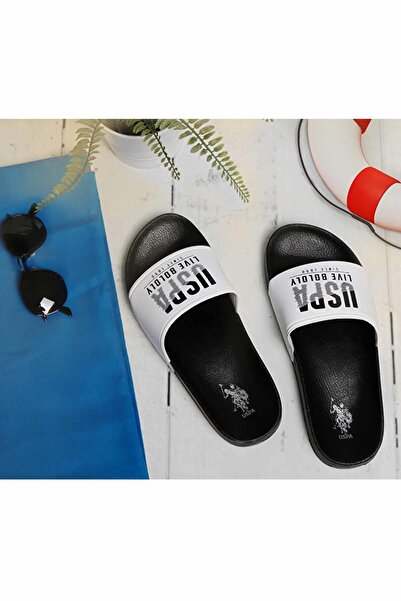 U.S. Polo Assn. يو اس بولو جوستي B2 حذاء شباشب للرجال 101369445 أبيض