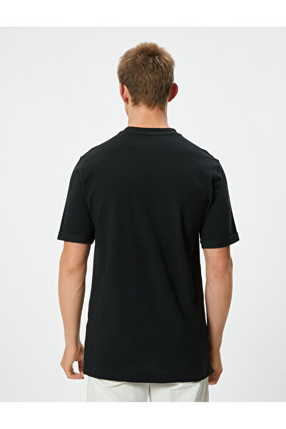 Koton Ανδρικό μαύρο T-Shirt - Μοντέλο 4SAM10946HK