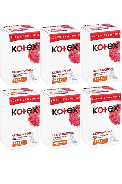 Kotex Ultra Hygienic Pad Normal Pack of 24 6 Pieces