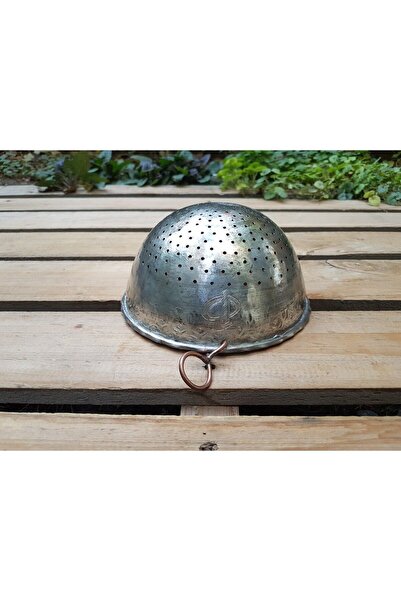 BEGÜLDAN Dövme Bakır Pirinç Ilistiri - Kevgiri - Süzgeci Çap 17 Cm Beg_3189