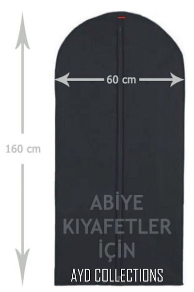 tozlupazar (10 PCS) Evening Dress Sheath Gamboç 60x160 Black Interlining Nonwoven Long Length