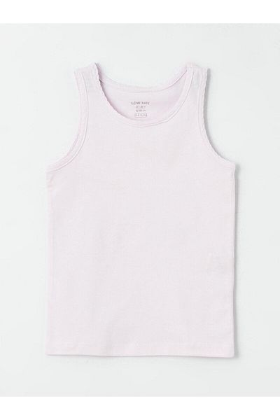 LC Waikiki LCW baby Crew Neck Printed Baby Girl Undershirt 3-Piece