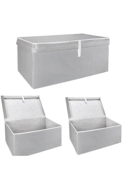 ALAS Κουτί πολλαπλών χρήσεων 2 τεμαχίων με καπάκι Mega Plus Grey