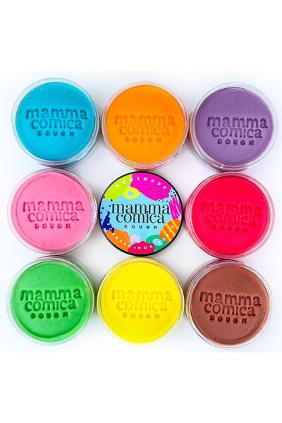 MammacomicaDough 8 عبوات من عجينة اللعب 130*8