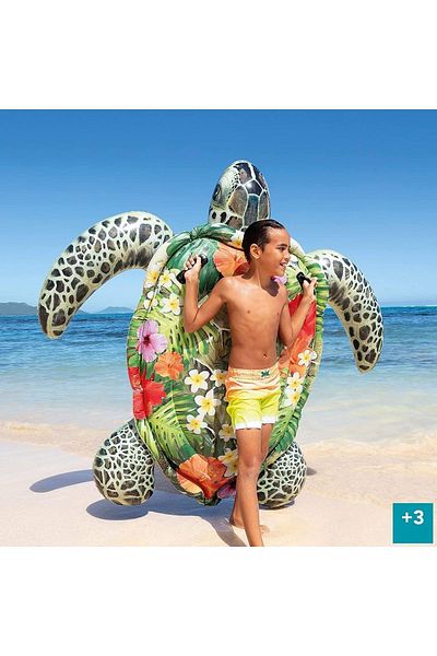 Intex Caretta Inflatable Sea Turtle - 191x170 cm Rider