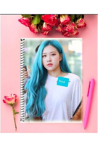 AYAŞLI KIRTASİYE Black Pink Notebook 1 Piece Special Design A4 Size Wired Checkered Notebook 21*29 Cm