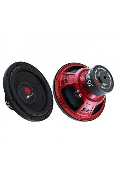 REISS AUDIO RS-GX15 38 CM SUBWOOFER BAS 2 OHM 3000 WATT MAXİMUM POWER ADET Fİ...