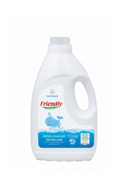 Friendly Organic Detergent de rufe pentru bebeluși, fără parfum, 1900 ml