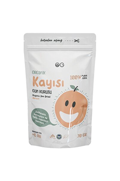 OG natural Organik Kayısı Kurusu 70 Gr