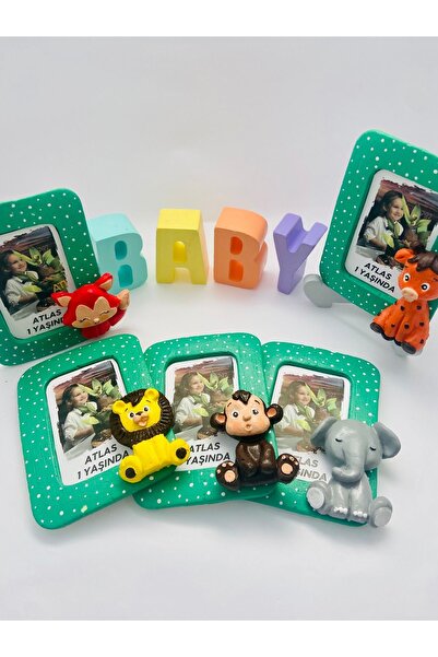 Mshouse Kokulutaş Bebek Çoçuk Çerçeve Magnet,doğum Günü ,baby Shower,mevlüt,1...