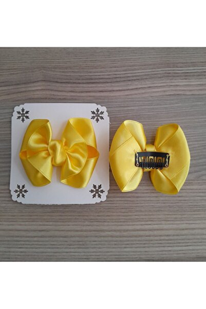 Accessories Satin Bow Baby Buckle - Hairless Snap Clip, Single Buckle for Newborn and Baby Girl