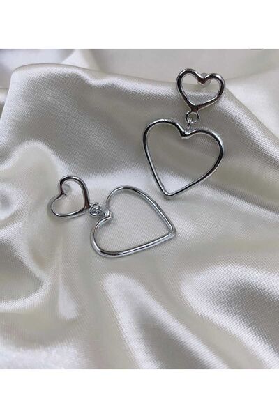monalisatoka Kadın 2li Kalpli Gold KÜpe
