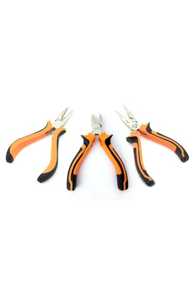 neswind Takı Yapım Aletleri Seti, Mini Kıvırma Pensesi, Karga Burun Ve Yan Keski