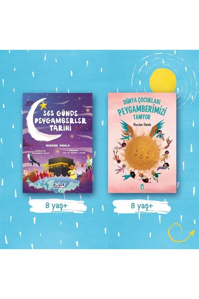 Gülce Kitap 365 Günde Peygamberler Tarihi (Fleksi Cilt)-Dünya Çocukları Peyga...