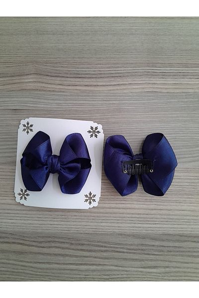 Accessories Satin Bow Baby Buckle - Hairless Snap Clip, Single Buckle for Newborn and Baby Girl