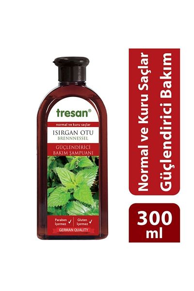 Tresan 300 ml Strengthening Care Shampoo - Nettle, Normal and Dry Hair