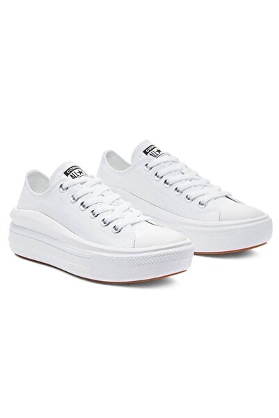 Converse Convers Chuck Taylor All Star Move Canvas Platform Kadın Günlük Spor Ayakkabı 570257cbeyaz