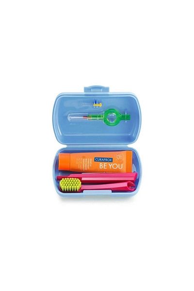 Curaprox Dental Care Travel Set Blue