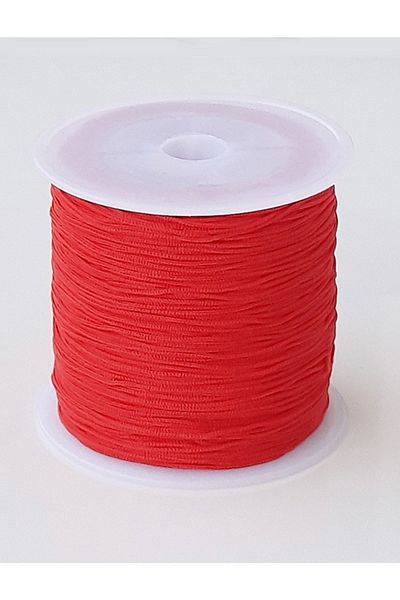 Kezban Tekstil Red Color Parachute Rope Bracelet Rope 0.8 Mm 100 Meters