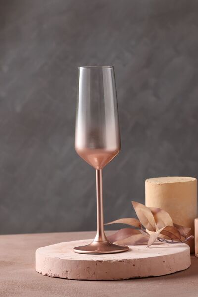 Rakle Glow 2'li Şampanya Kadehi Seti Rose 195 Cc