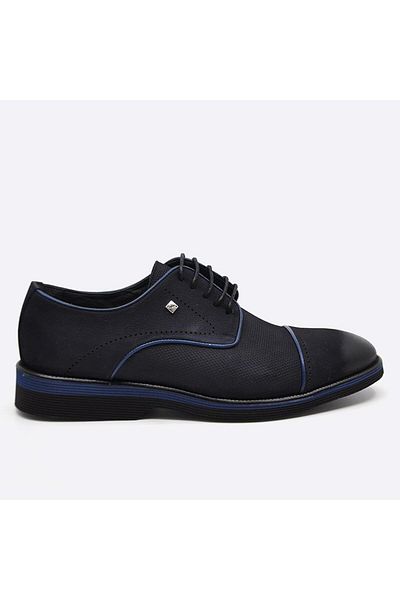 Fosco Black Genuine Leather Casual Men's Shoes 2960 983 46