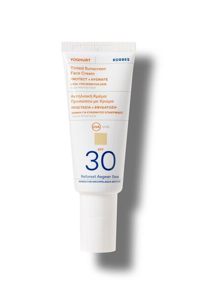 korres Yoghurt Güneş Koruyucu Renkli Krem (Yüz) SPF30 40Ml