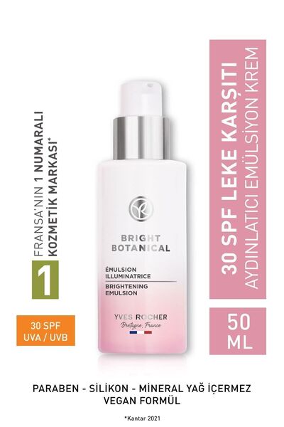 Yves Rocher Bitkisel Bakım - E Vitamini - 30 Spf Krem / Şampuan Masaj Fırçası