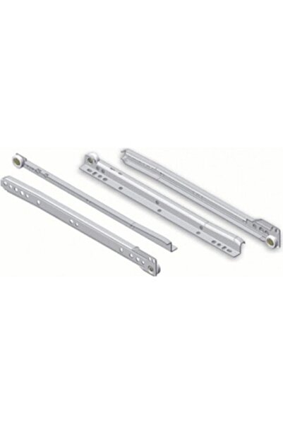 SAMET Beyaz Klasik Çekmece Ray - 50 Lik - 1 Takım