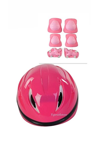 TOPROCKSTORE Çocuk Kask Dizlik Dirseklik Koruyucu Set 7 Parça