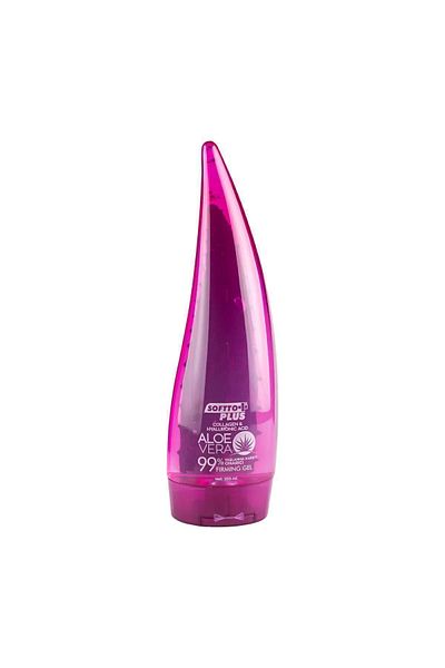 Softto Plus Aloe Vera Gel 250ML - With Fine Lines and Wrinkles Detail, Containing Collagen and Hyaluronic Acid