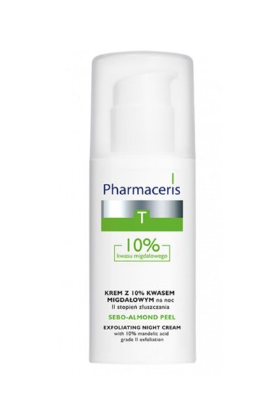 Pharmaceris Sebo-Almond Peel-10% |   Night Cream with Peeling Effect Containing 10% Mandelic Acid