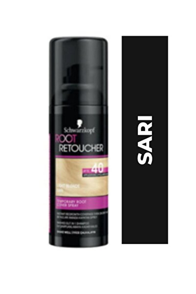 Schwarzkopf Beyaz Saç Kapatıcı Root Retoucher Sprey Boya 120 ml - Sarı