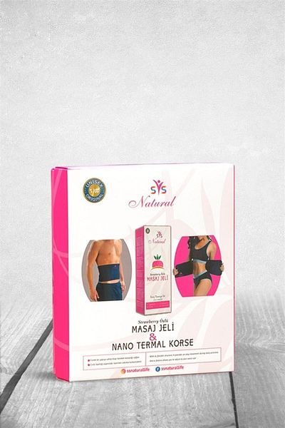 bakbunatural Nano Thermal Waist Belly Abdominal Slimming Shaping Corset And Cellulite Removal Massage Gel