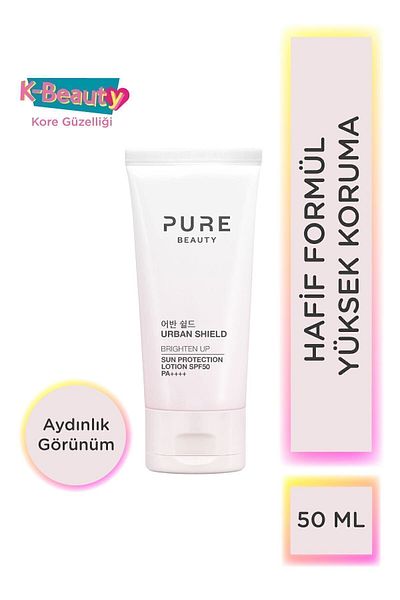 PURE BEAUTY Brighten Up 50ml Sunscreen Nourishing - Super Care Lotion Spf50pa+ Miraculous Beauty