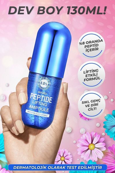 DR. CELLIO Gınsu Pore Minimizing Firming Lifting Peptide Ampoule Skin Serum (giant Size)