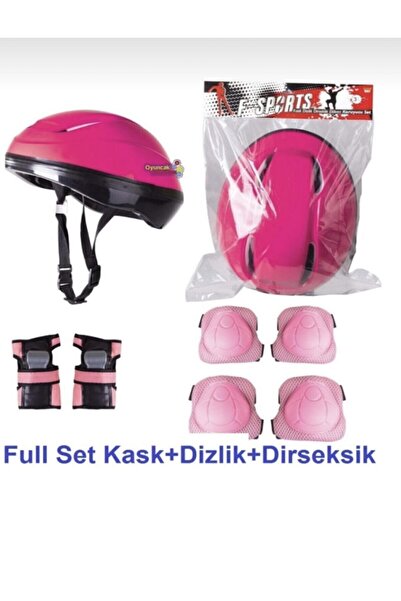 TOPROCKSTORE Çocuk Kask Paten Kaykay Bisiklet Koruyucu Set