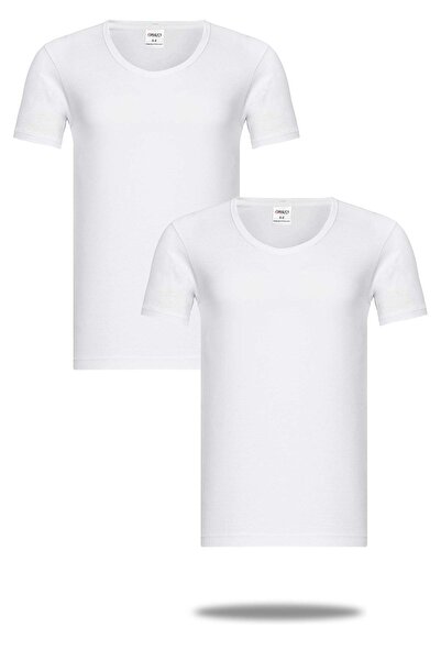 FSM1453 Men's Bamboo Cotton Short Sleeve Undershirt 6 Pack - 438