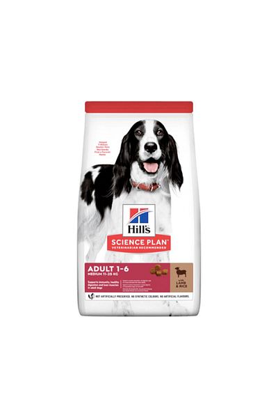 Hill's Science Plan Dry Food with Lamb & Rice for Adult Dogs 1-6 Years, 2.5kg