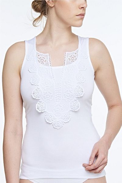 FSM1453 Top de damă din lycra cu dantelă din viscoză -2310