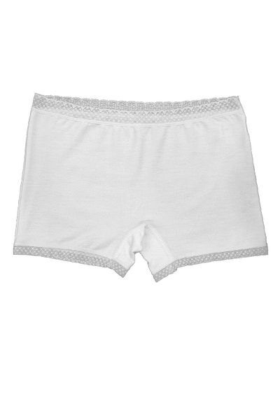 FSM1453 Γυναικεία Modal Normal Waist Lace Κοντό μήκος Boxer Lycra εσώρουχα -3050