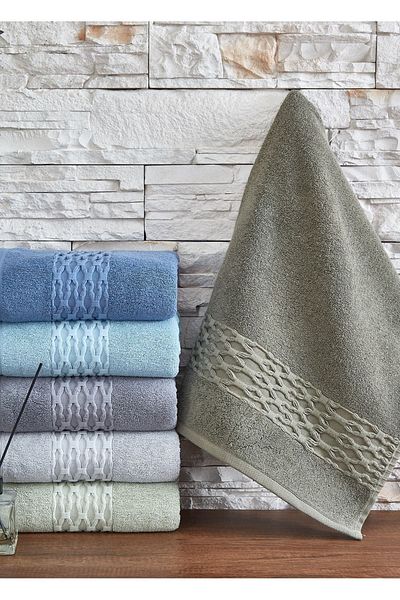 Dantela Βαμβακερό 50x90cm Σετ πετσετών χεριών 6 τεμαχίων - Κωδικός 9040