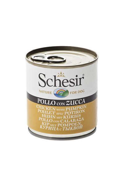 Schesir Chicken with Pumpkins Dog Food, 285g