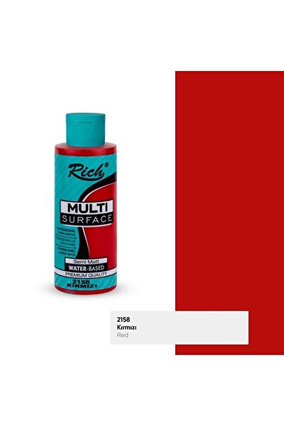 Rich Rıch Multi Akrilik Boya 2158 Kırmızı 120 Cc