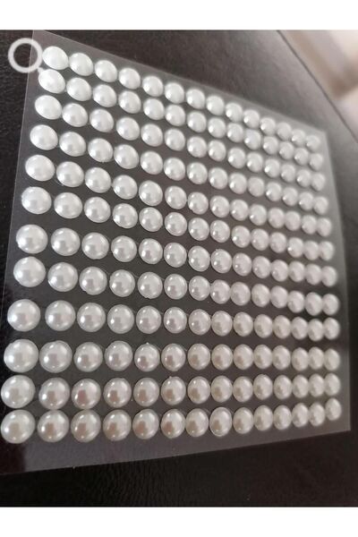 AlkazanAnkara Kendinden Yapışkanlı Hızma Incili Hızma Saç Incisi 80 Adet